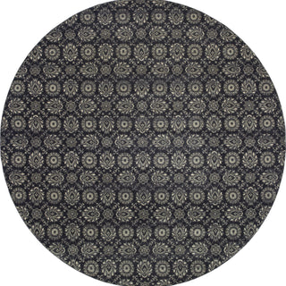 Oriental Weavers Richmond 214H3 Navy/Grey Area Rug Round Image