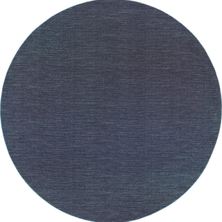 Oriental Weavers Richmond 526B3 Navy/Grey Area Rug Round Image