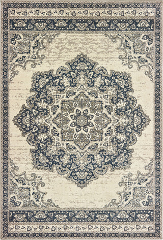 Oriental Weavers Richmond 5504I Ivory/Navy Area Rug main image featured