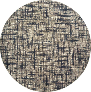 Oriental Weavers Richmond 802K3 Grey/Navy Area Rug Round