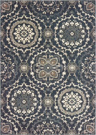 Oriental Weavers Richmond 0085E Navy/Ivory Area Rug main image featured