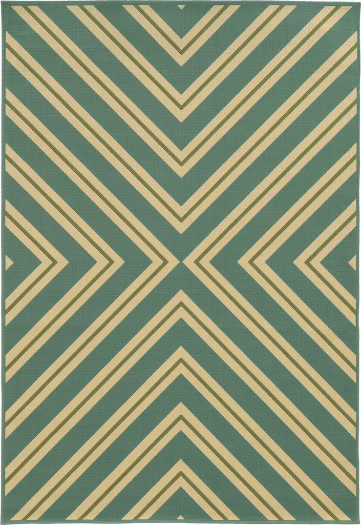 Oriental Weavers Riviera 4589A Blue/Green Area Rug main image