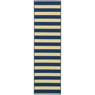 Oriental Weavers Riviera 4768F Navy/Ivory Area Rug 2' 3 X  7' 6