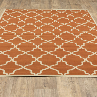 Oriental Weavers Riviera 4770D Orange/Ivory Area Rug Alternate Image