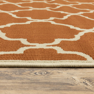 Oriental Weavers Riviera 4770D Orange/Ivory Area Rug Pile Image