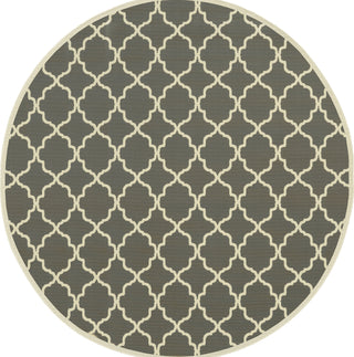 Oriental Weavers Riviera 4770W Charcoal/Ivory Area Rug 7' 10'' Round