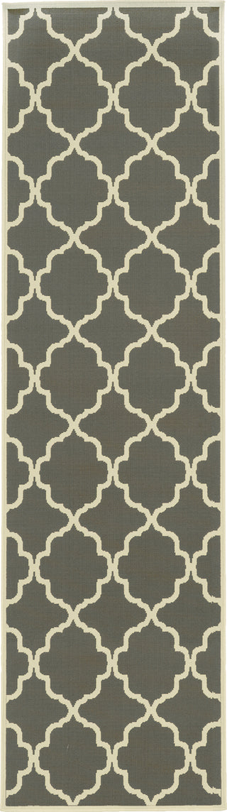 Oriental Weavers Riviera 4770W Charcoal/Ivory Area Rug Runner