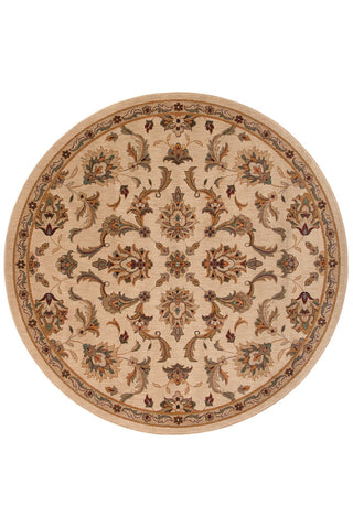 Oriental Weavers Salerno 2838B Ivory/Gold Area Rug 7' 8 Round