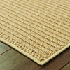 Oriental Weavers Santa Rosa 501D6 Sand/ Tan Area Rug Corner