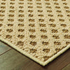 Oriental Weavers Santa Rosa 5991D Brown/ Sand Area Rug Corner