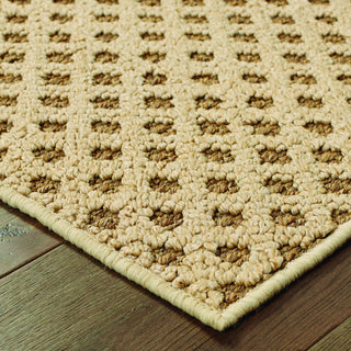 Oriental Weavers Santa Rosa 5991D Brown/ Sand Area Rug Corner