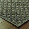 Oriental Weavers Santa Rosa 5992X Grey/ Charcoal Area Rug Corner