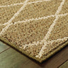 Oriental Weavers Santa Rosa 090N6 Brown/ Sand Area Rug Corner