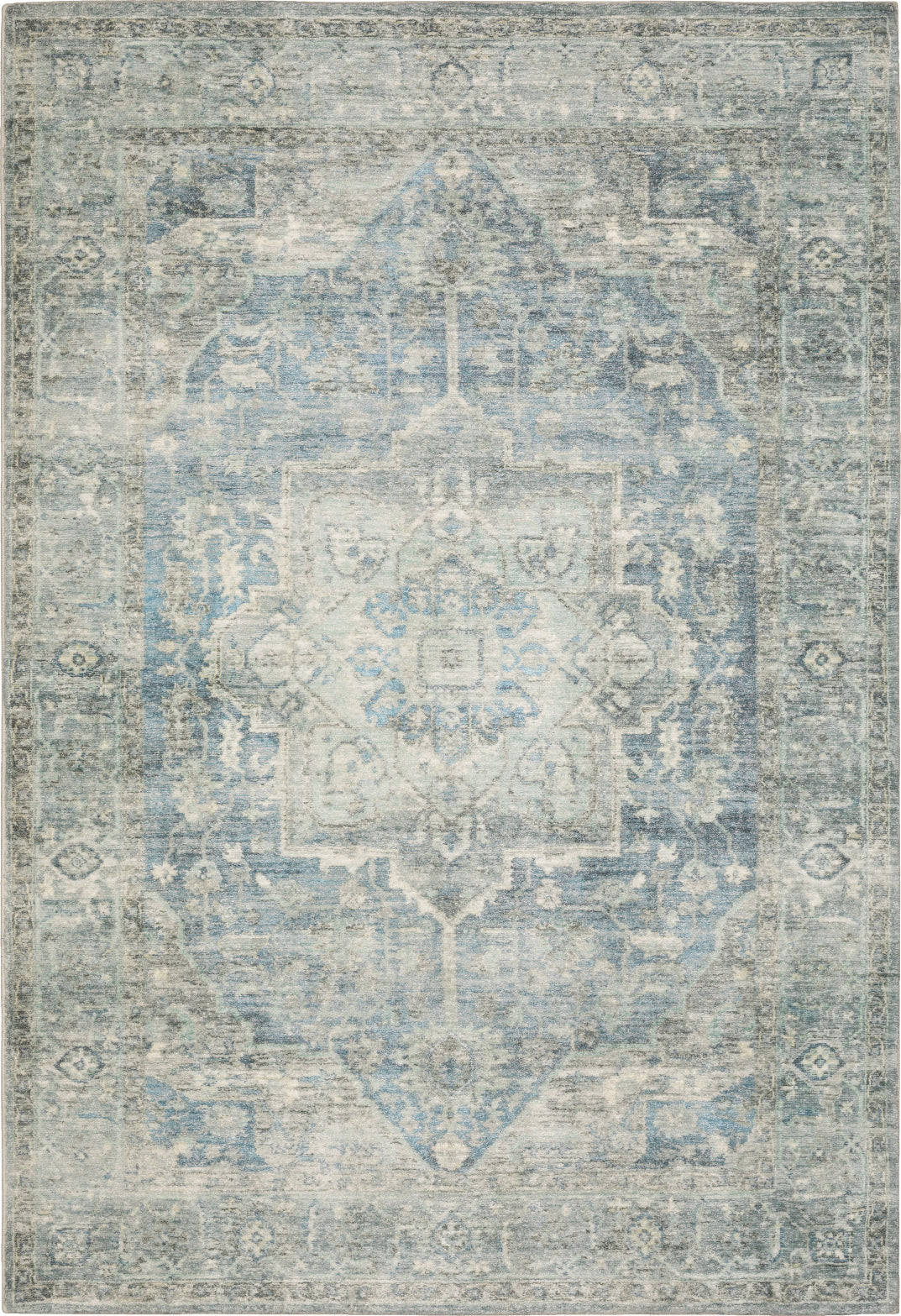Oriental Weavers Savoy 28102 Grey/ Blue Area Rug Main Image
