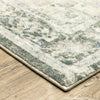 Oriental Weavers Savoy 28104 Grey/ Ivory Area Rug Corner Image