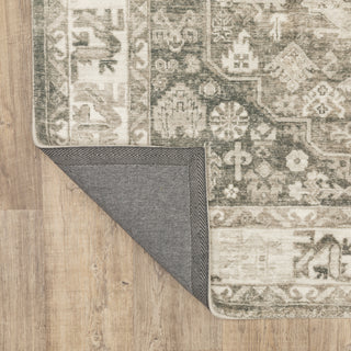 Oriental Weavers Savoy 28105 Charcoal/ Ivory Area Rug Backing Image