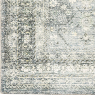 Oriental Weavers Savoy 28106 Blue/ Ivory Area Rug Corner Image