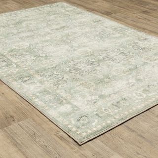 Oriental Weavers Savoy 28107 Green/ Ivory Area Rug Alternate Image