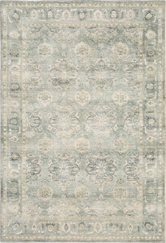 Oriental Weavers Savoy 28107 Green/ Ivory Area Rug Main Image 