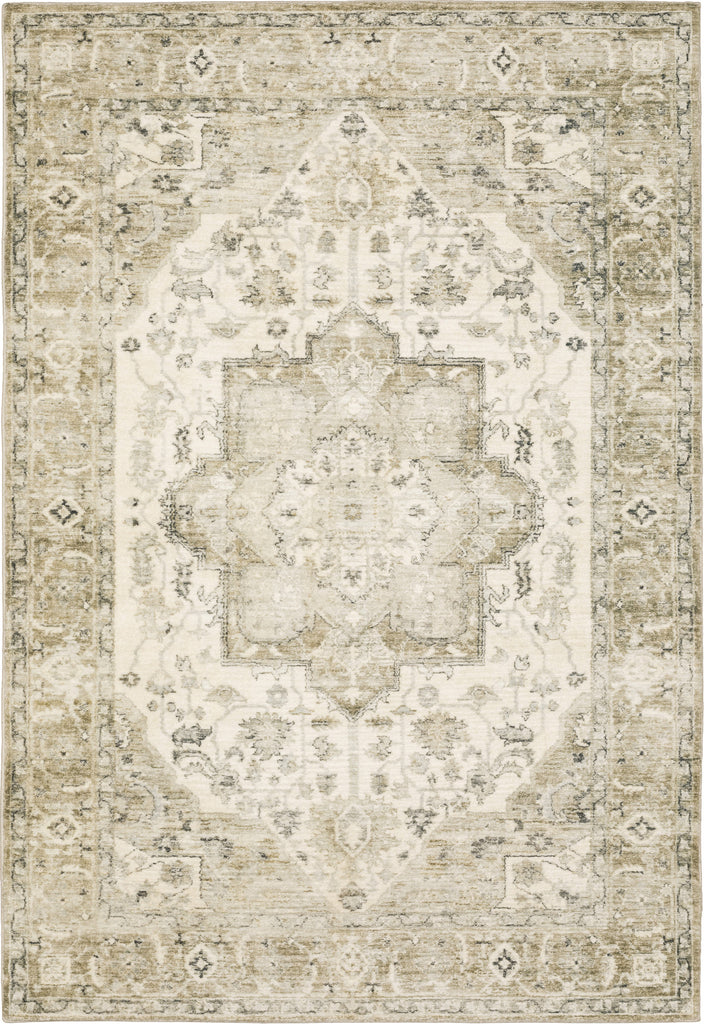 Oriental Weavers Savoy 28108 Green/ Ivory Area Rug Main Image