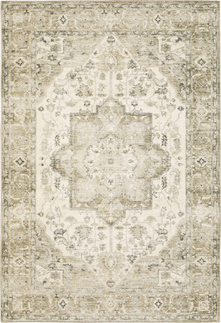 Oriental Weavers Savoy 28108 Green/ Ivory Area Rug Main Image