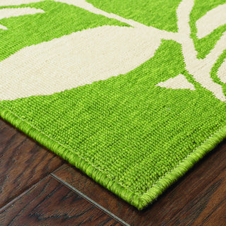 Tommy Bahama Seaside 1631G Green Area Rug Corner Shot