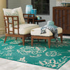 Tommy Bahama Seaside 4922L Teal Area Rug Roomshot