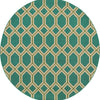 Tommy Bahama Seaside 6660L Teal Area Rug Round