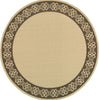Tommy Bahama Seaside 7127N Beige Area Rug Round