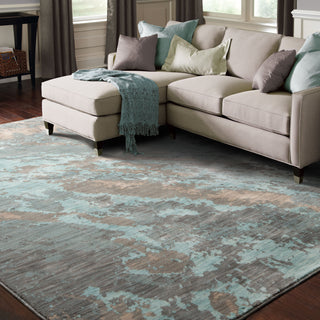 Oriental Weavers Sedona 6367A Blue/Grey Area Rug Room Scene Featured