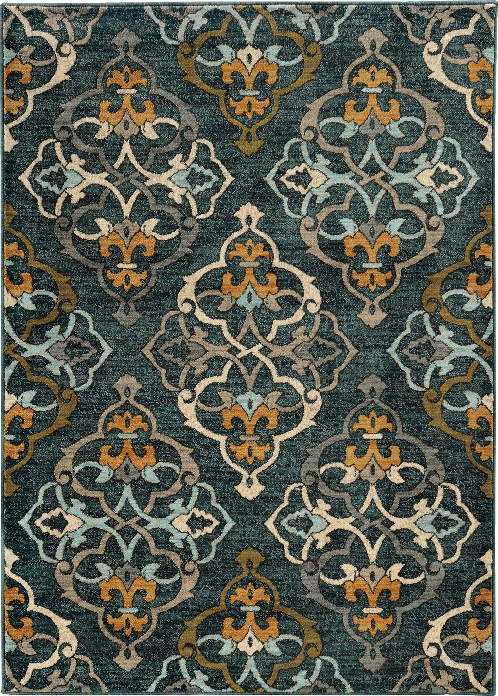 Oriental Weavers Sedona 6368B Blue/Gold Area Rug main image featured