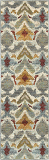 Oriental Weavers Sedona 6371C Ivory/Grey Area Rug Runner 2'3''x7'6'' 