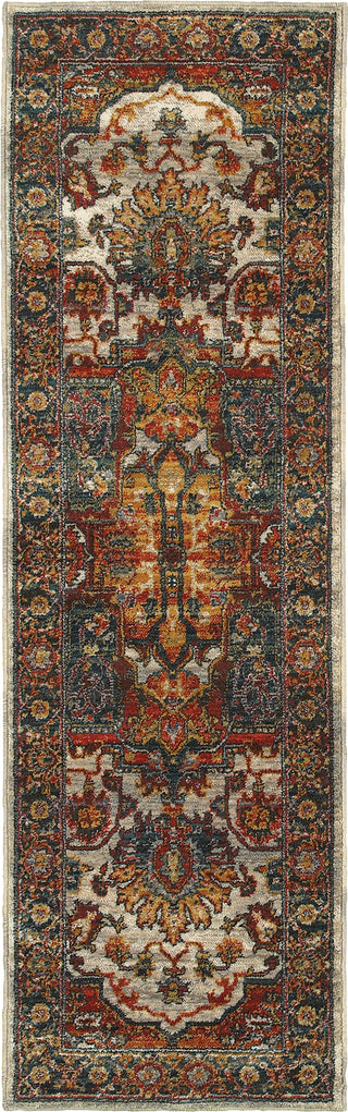 Oriental Weavers Sedona 6382B Red/Multi Area Rug Runner