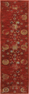 Oriental Weavers Sedona 6386E Red/Gold Area Rug 2'3'' X 7'6'' Runner
