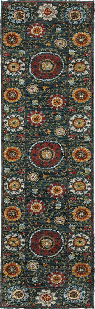 Oriental Weavers Sedona 6408B Blue/Multi Area Rug 2'3'' X 7'6'' Runner