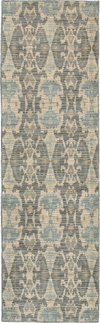 Oriental Weavers Sedona 6410D Ivory/Grey Area Rug 2'3'' X 7'6'' Runner