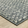 Oriental Weavers Seneca SE02A Blue/Ivory Area Rug Corner Image