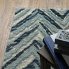 Oriental Weavers Seneca SE03A Blue/Ivory Area Rug Corner Featured