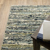 Oriental Weavers Seneca SE04A Blue/Green Area Rug Corner Featured