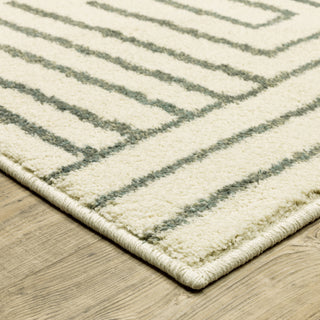 Oriental Weavers Seneca SE08A Beige/Grey Area Rug Corner Image