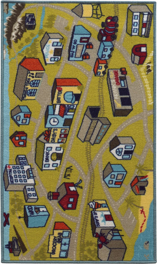 Oriental Weavers Serendipity 45971 Black/Green Area Rug main image