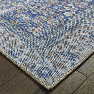 Oriental Weavers Sofia 85811 Blue Area Rug Corner Image