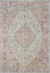 Oriental Weavers Sofia 85812 Ivory Pink Area Rug main image featured