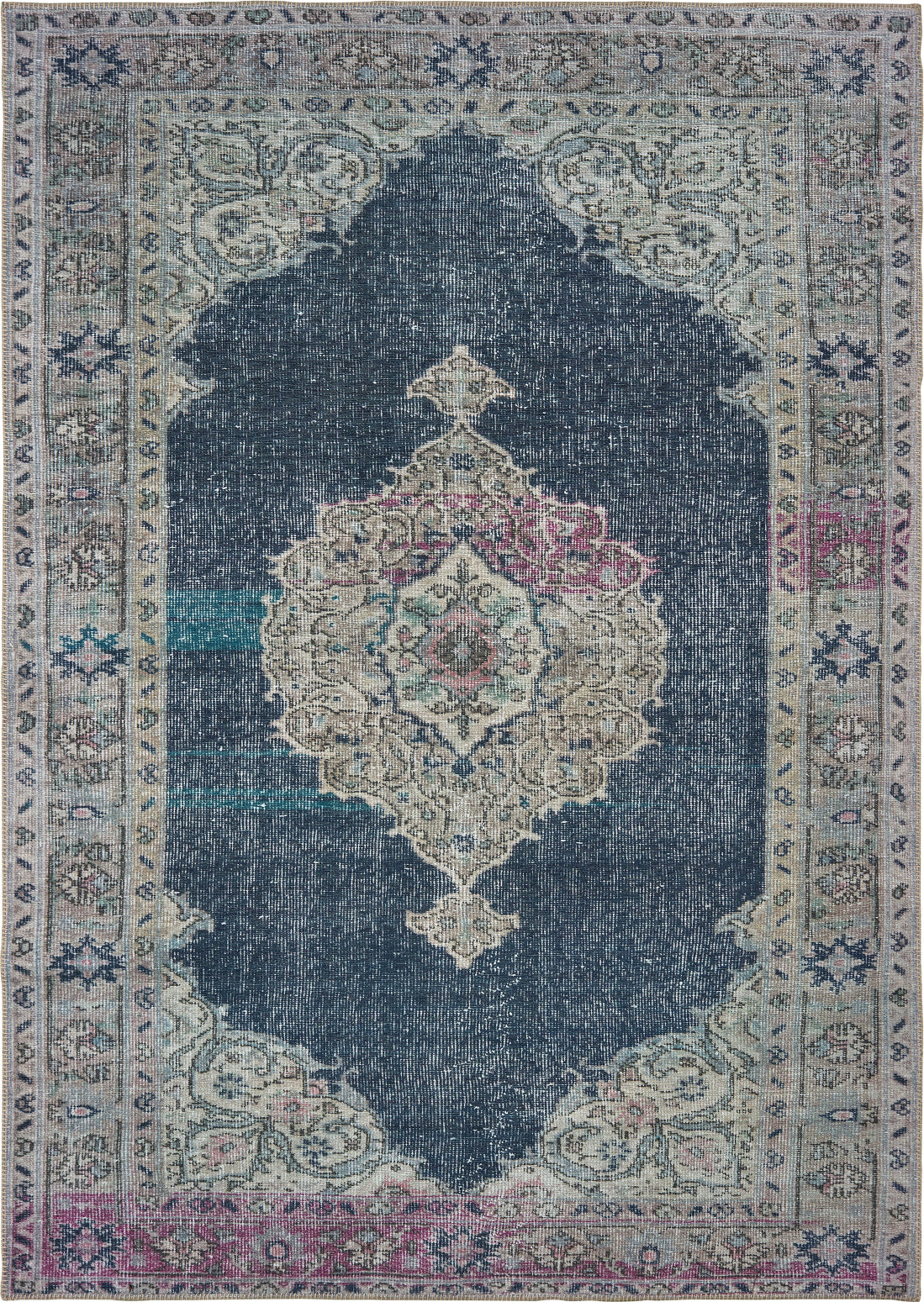 Oriental Weavers Sofia 85817 Blue Grey Area Rug main image featured