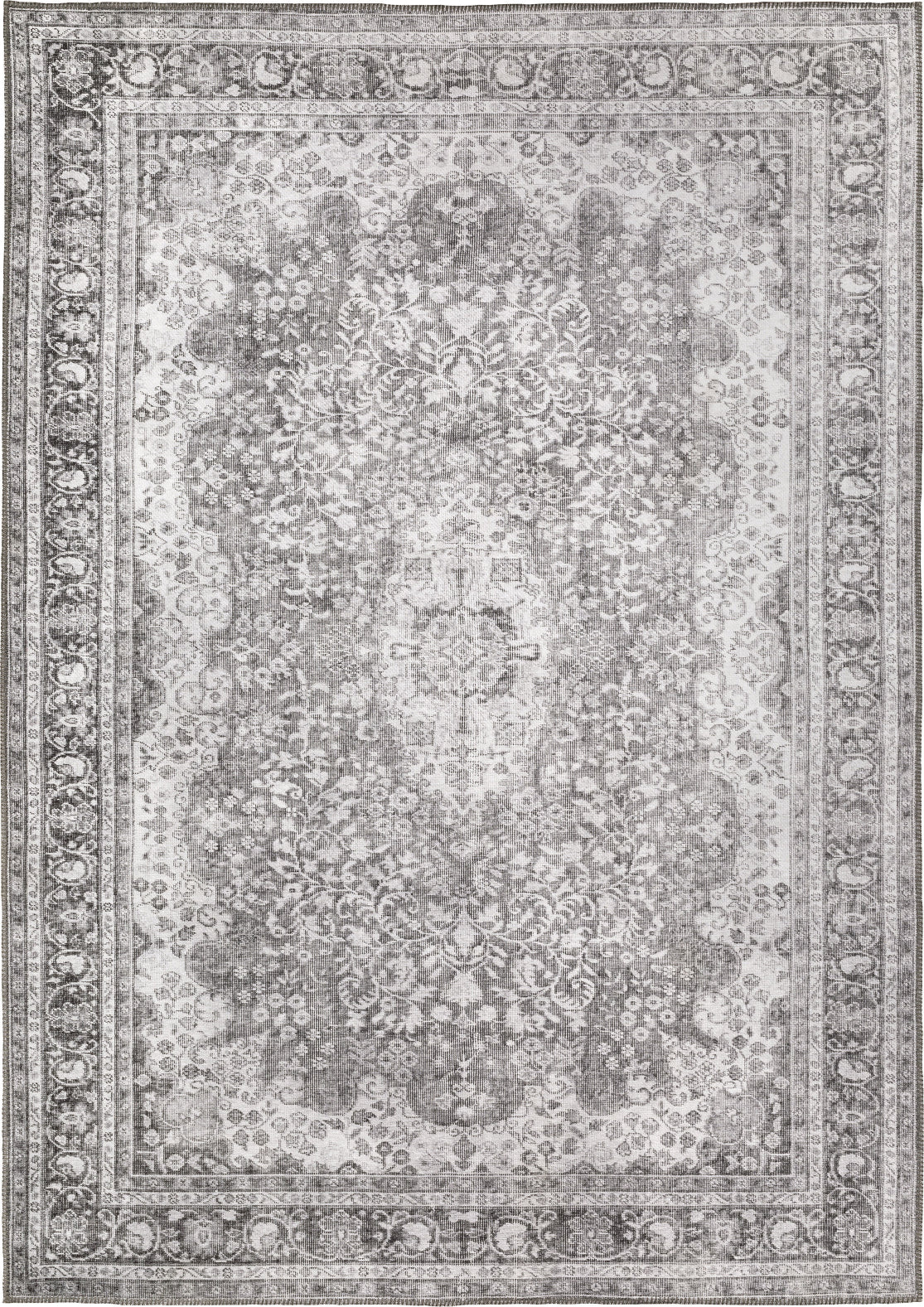 Oriental Weavers Sofia 85821 Charcoal/ Grey Area Rug Main Image Featured