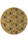 Oriental Weavers Stella 3188B Gold/Grey Area Rug 7' 8 X  7' 8