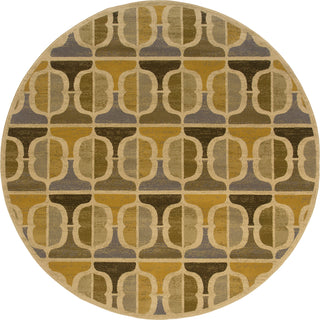 Oriental Weavers Stella 3188B Gold/Grey Area Rug 7' 8 X 7' 8 Round