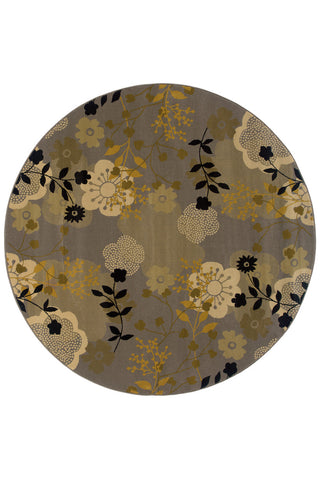 Oriental Weavers Stella 3261B Grey/Gold Area Rug 7' 8 X  7' 8