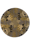 Oriental Weavers Stella 3261B Grey/Gold Area Rug 7' 8 X 7' 8 Round