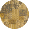 Oriental Weavers Stella 3281B Gold/Grey Area Rug 7' 8 X 7' 8 Round